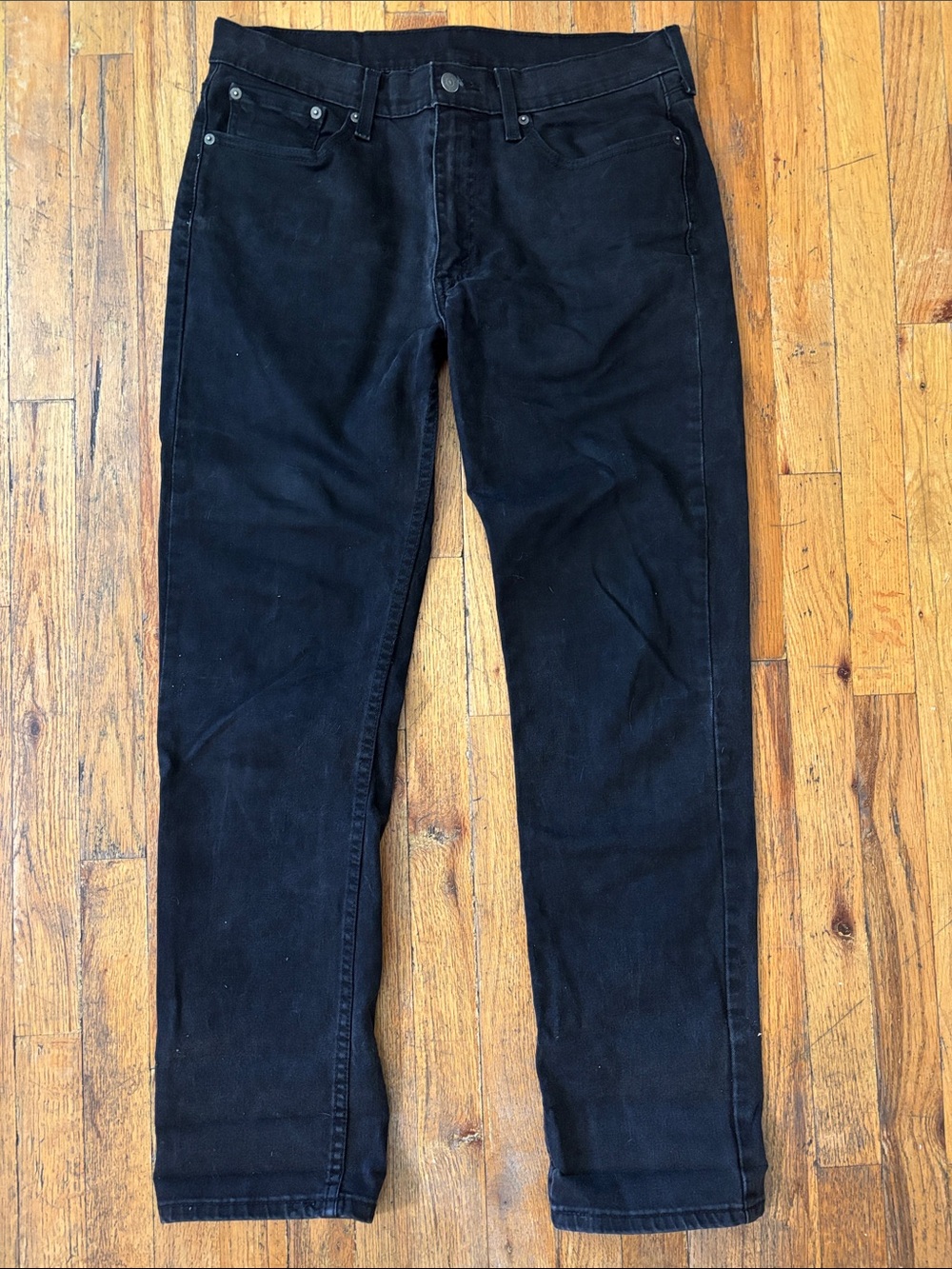 Levi’s Men's Black Jeans - Straight Fit